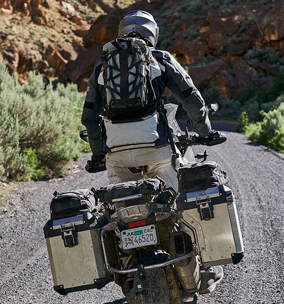 motorcycle backpack barren 18l h2o