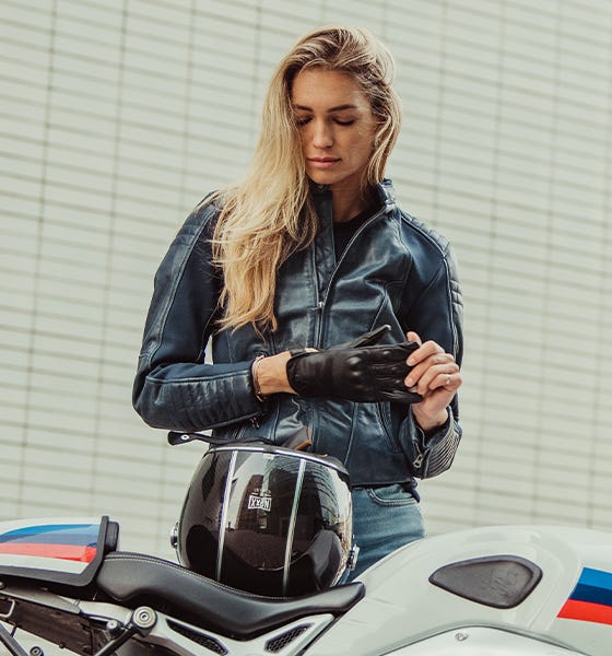 motorcycles gloves hawk ladies