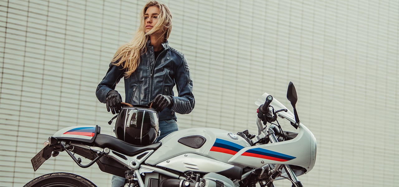 motorcycle jacket coral ladies