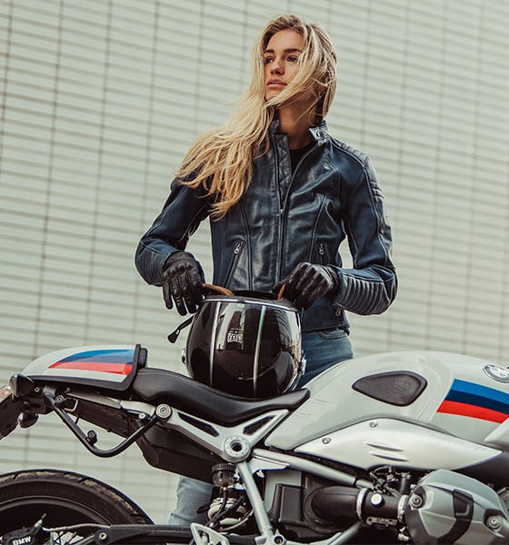 motorcycle jacket coral ladies