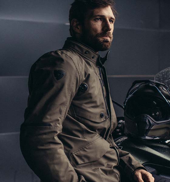 motorcycle jacket trench gtx